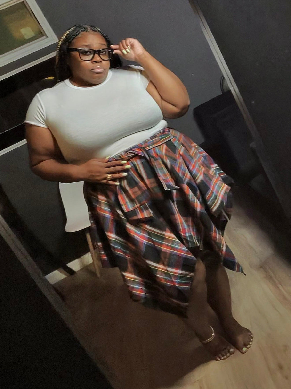 Tied up skirt only (skirt only)