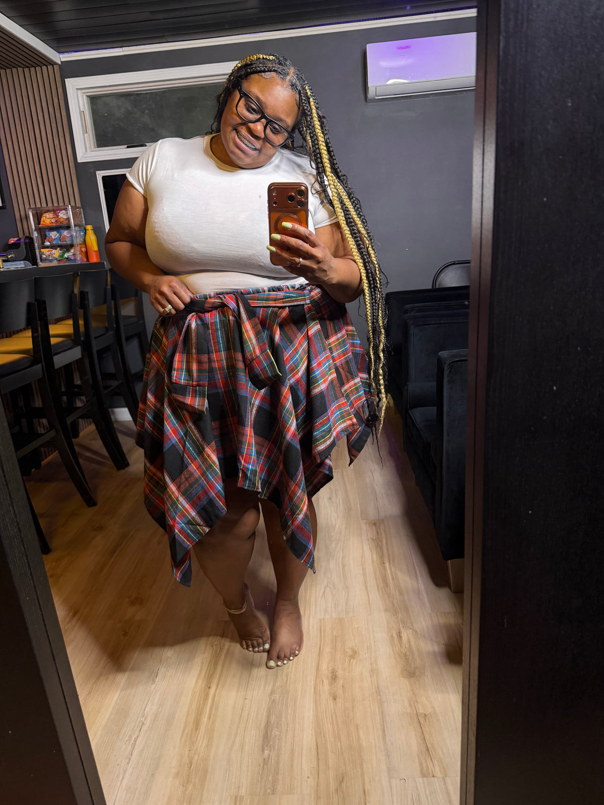 Tied up skirt only (skirt only)