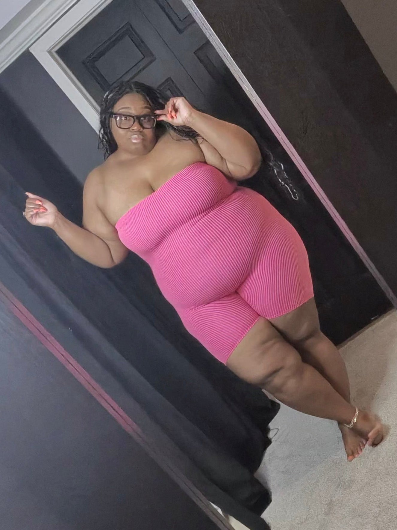 Run it pink romper