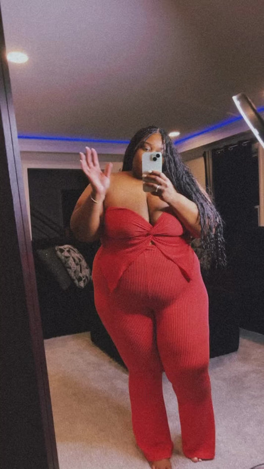 Red bottom set